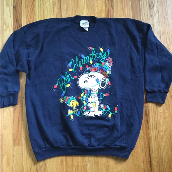 Snoopy Christmas Sweater 3X Vintage Crewneck - Picture 1 of 4